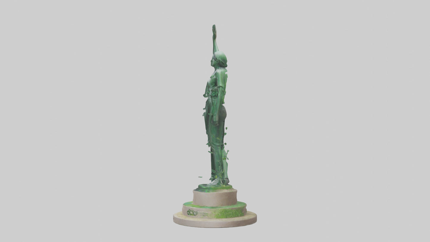 The Eco Revolution Statue model 3D model