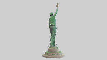 The Eco Revolution Statue model 3D model