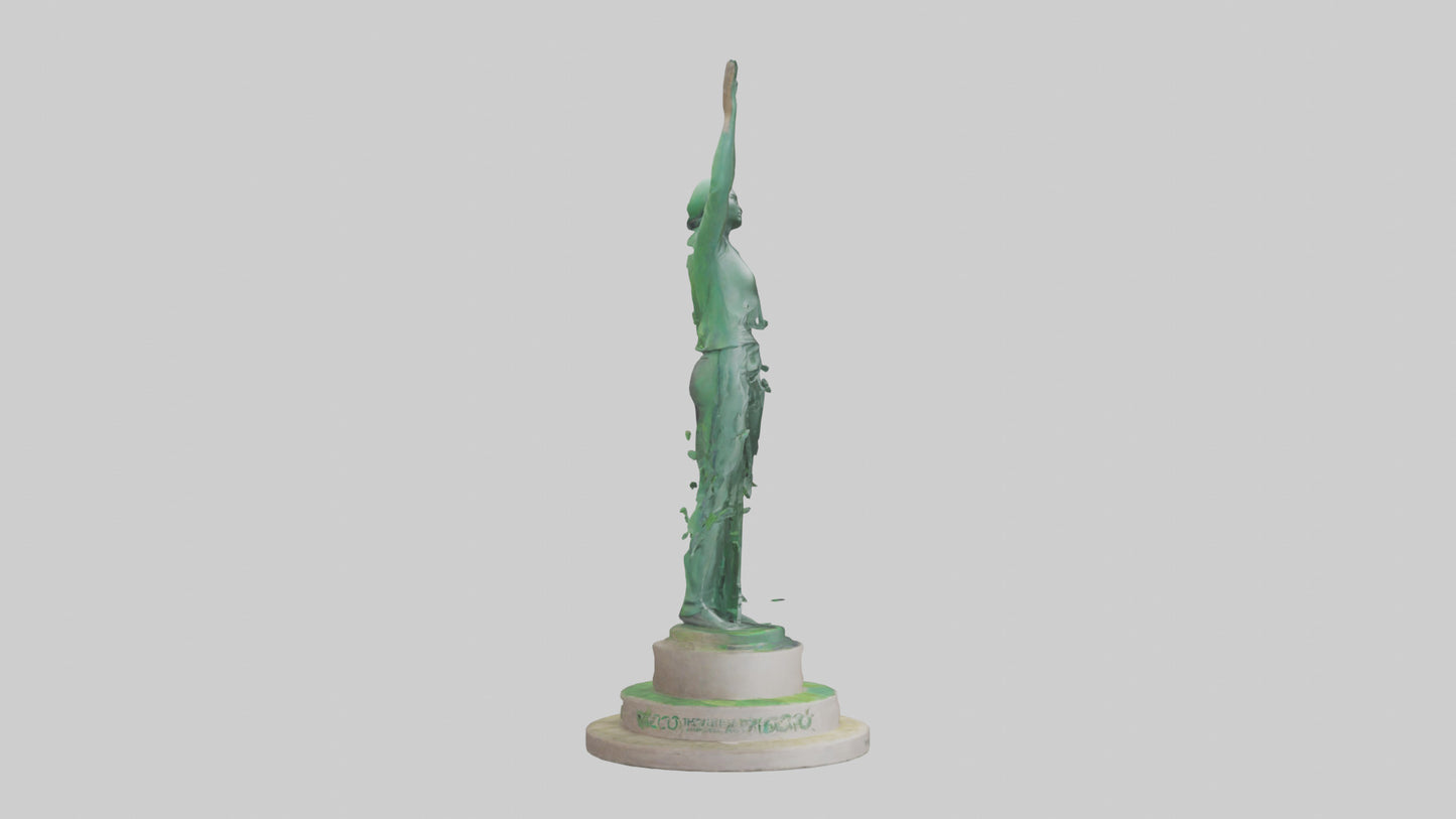 The Eco Revolution Statue model 3D model
