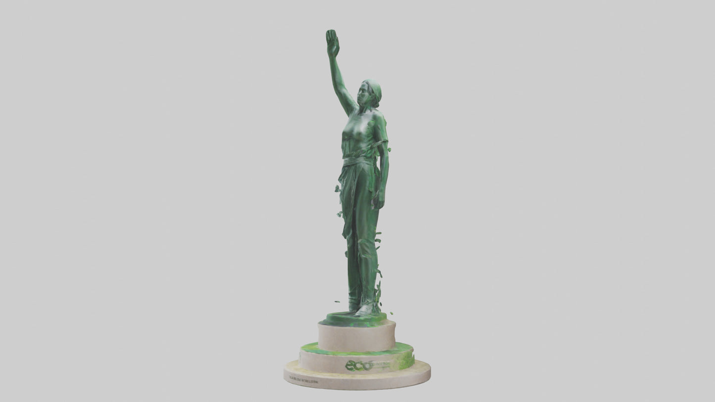 The Eco Revolution Statue model 3D model