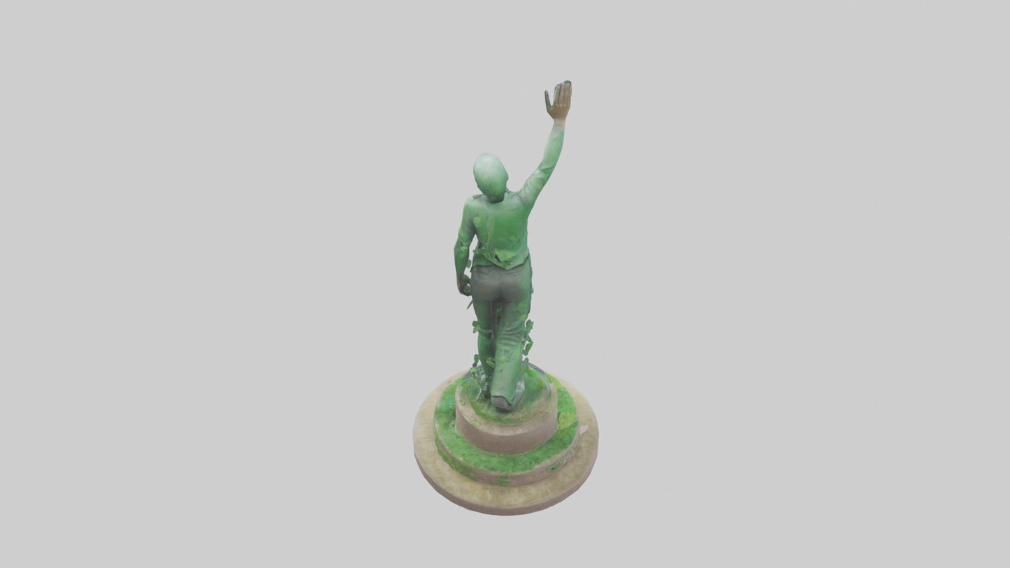 The Eco Revolution Statue model 3D model