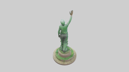 The Eco Revolution Statue model 3D model