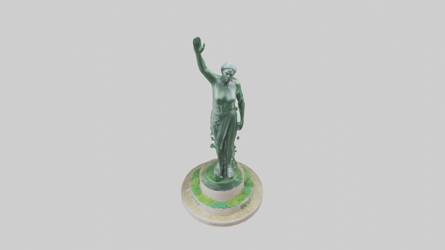 The Eco Revolution Statue model 3D model