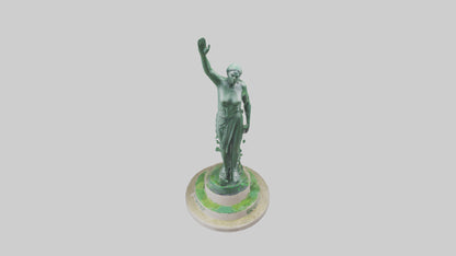 The Eco Revolution Statue model 3D model