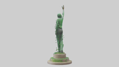 The Eco Revolution Statue model 3D model