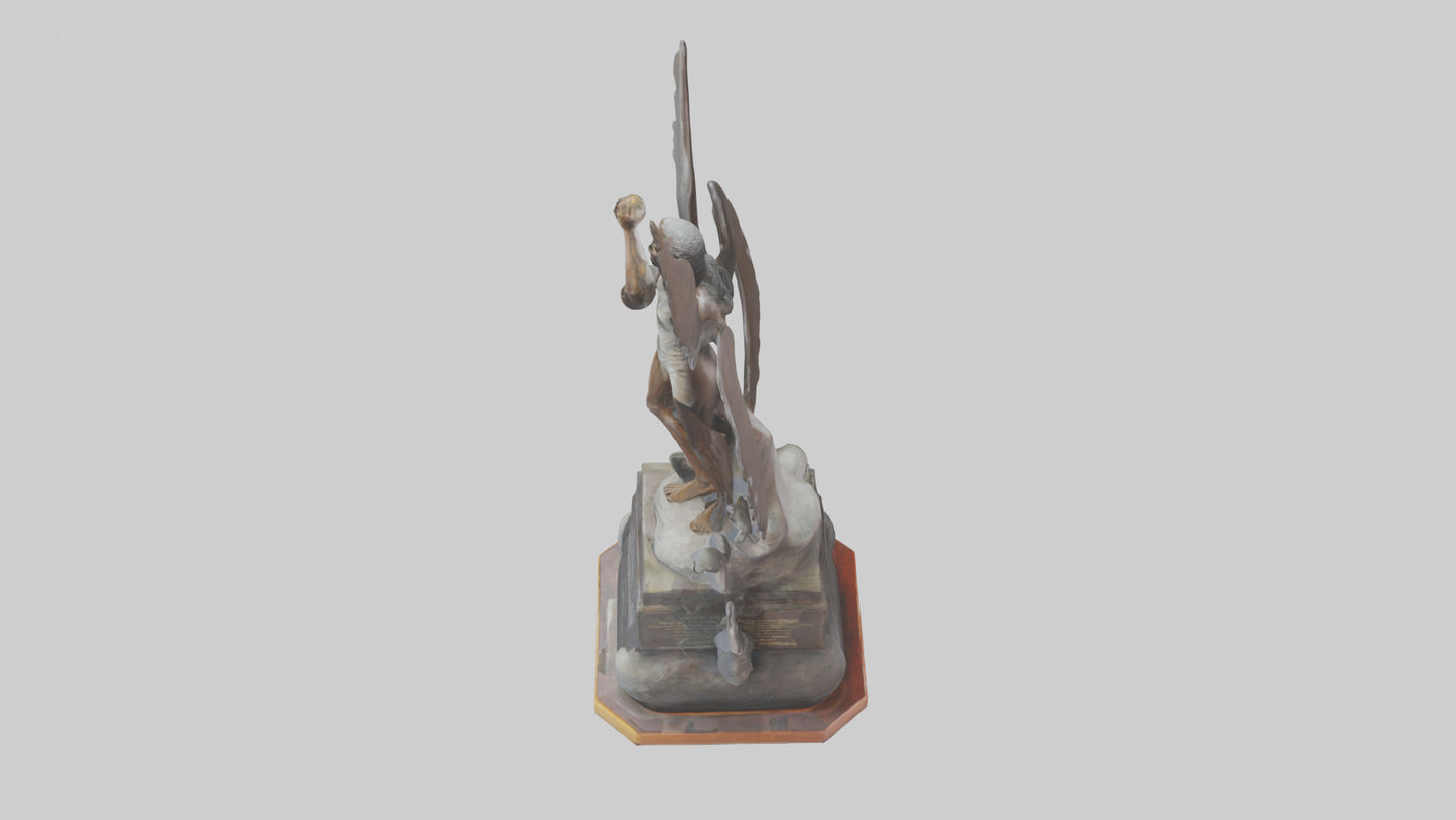 The Journey to Emancipation statue model 3D model