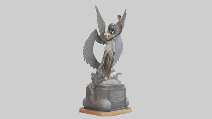 The Journey to Emancipation statue model 3D model