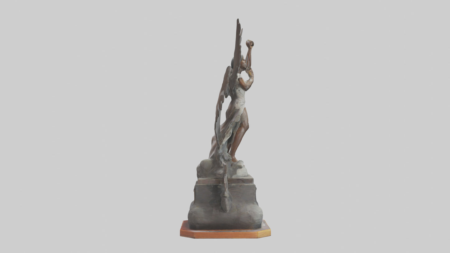 The Journey to Emancipation statue model 3D model