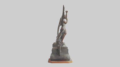 The Journey to Emancipation statue model 3D model