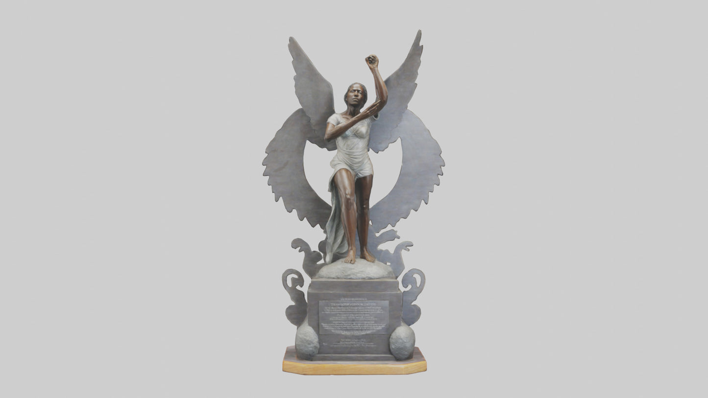 The Journey to Emancipation statue model 3D model