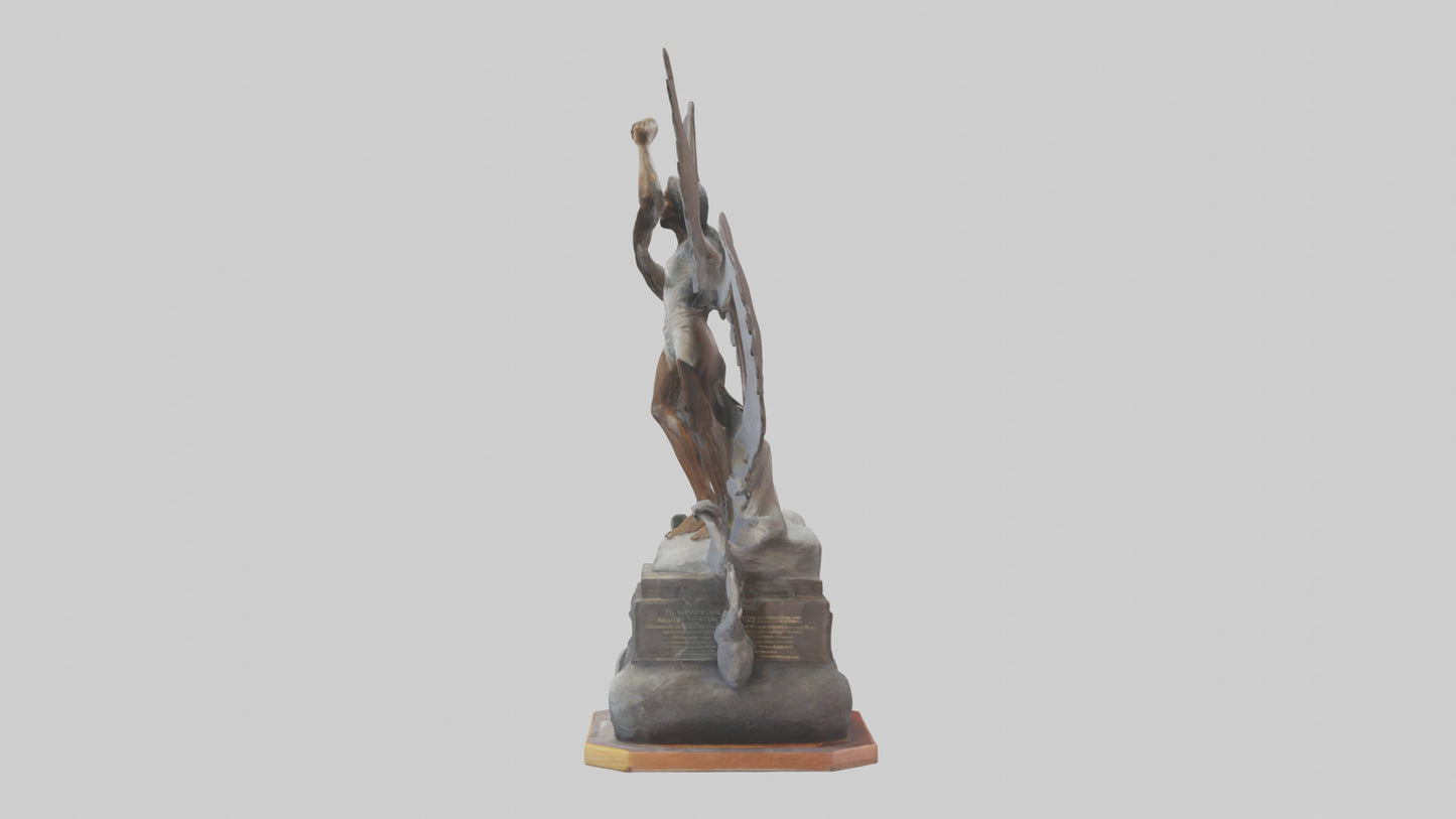 The Journey to Emancipation statue model 3D model