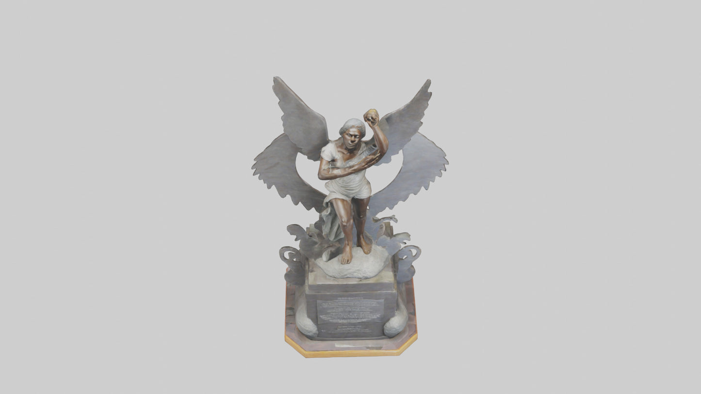 The Journey to Emancipation statue model 3D model