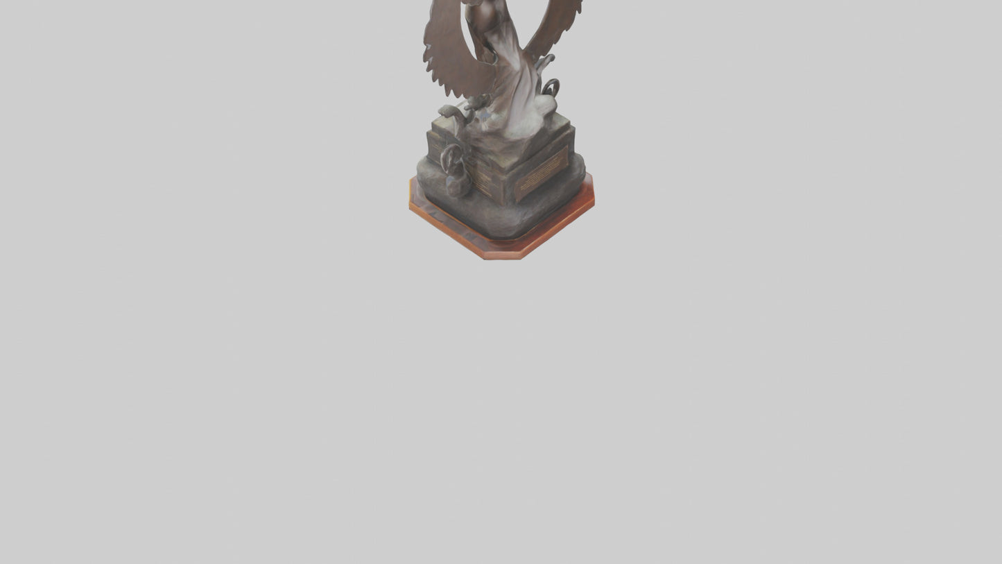 The Journey to Emancipation statue model 3D model