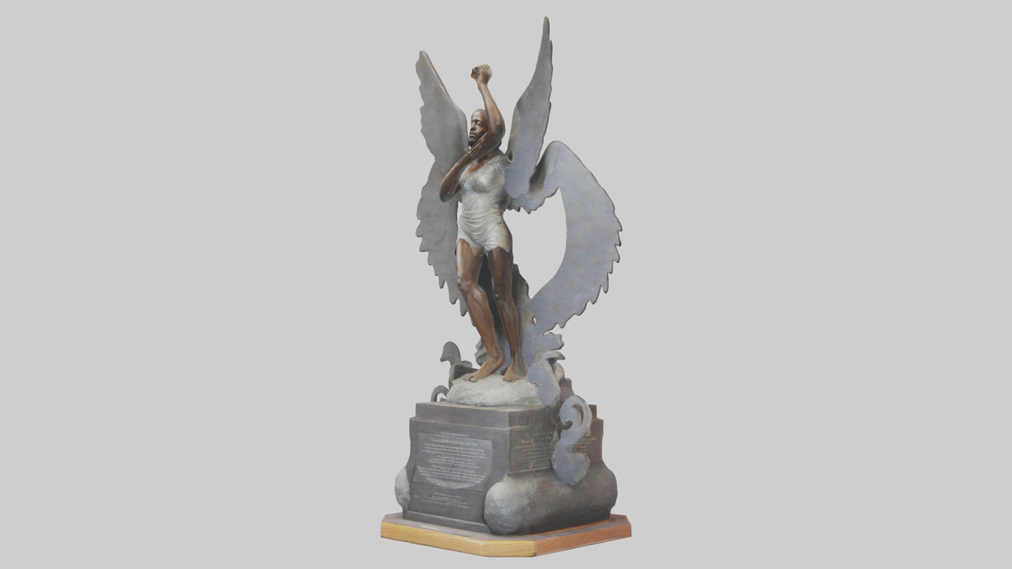 The Journey to Emancipation statue model 3D model