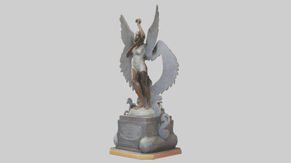 The Journey to Emancipation statue model 3D model