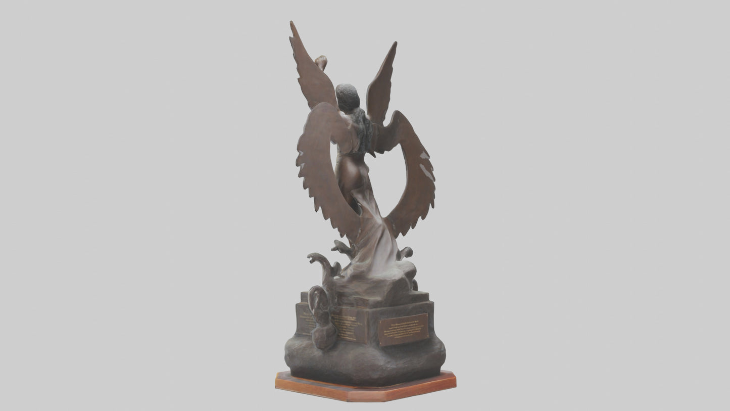 The Journey to Emancipation statue model 3D model