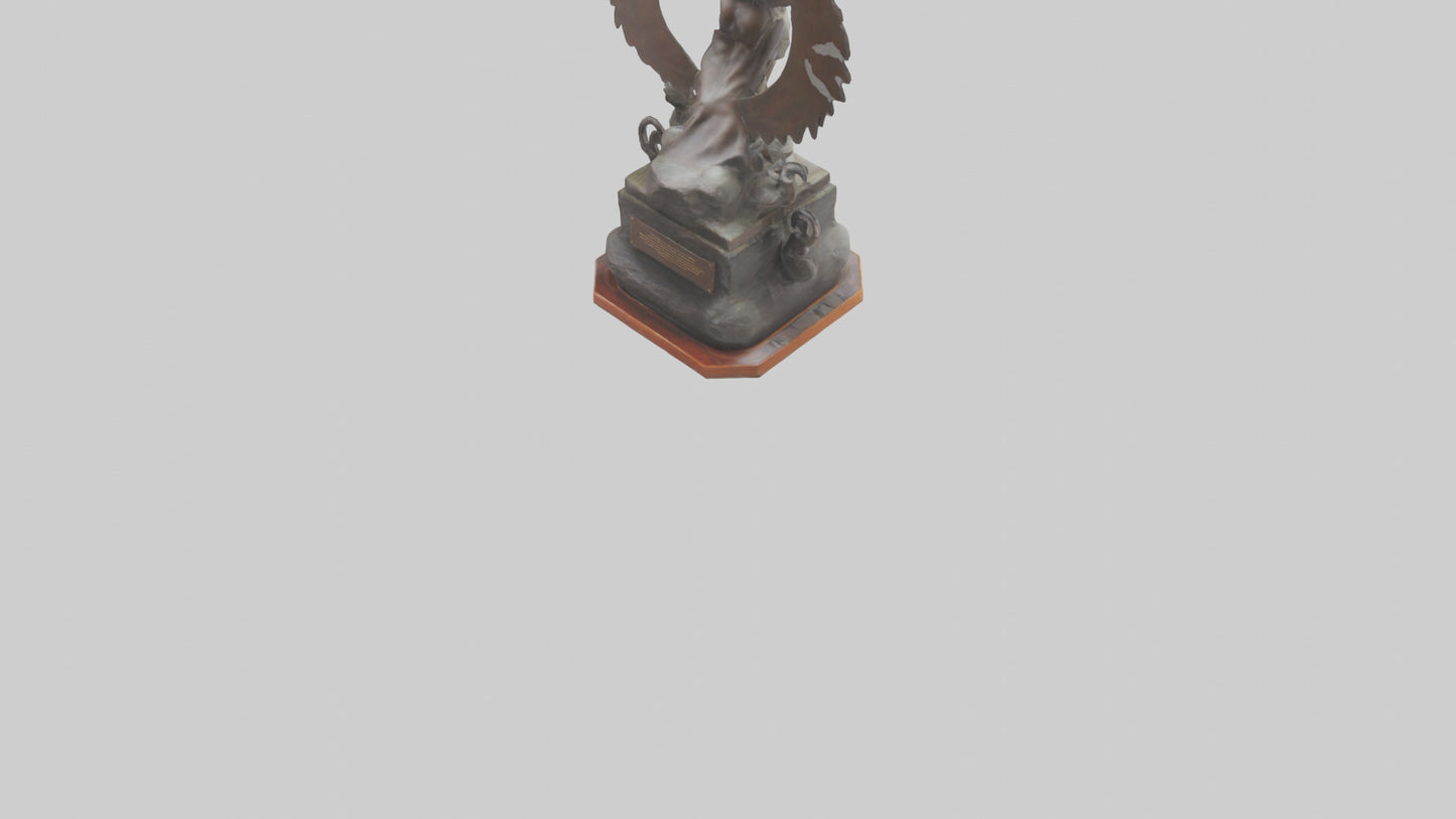 The Journey to Emancipation statue model 3D model