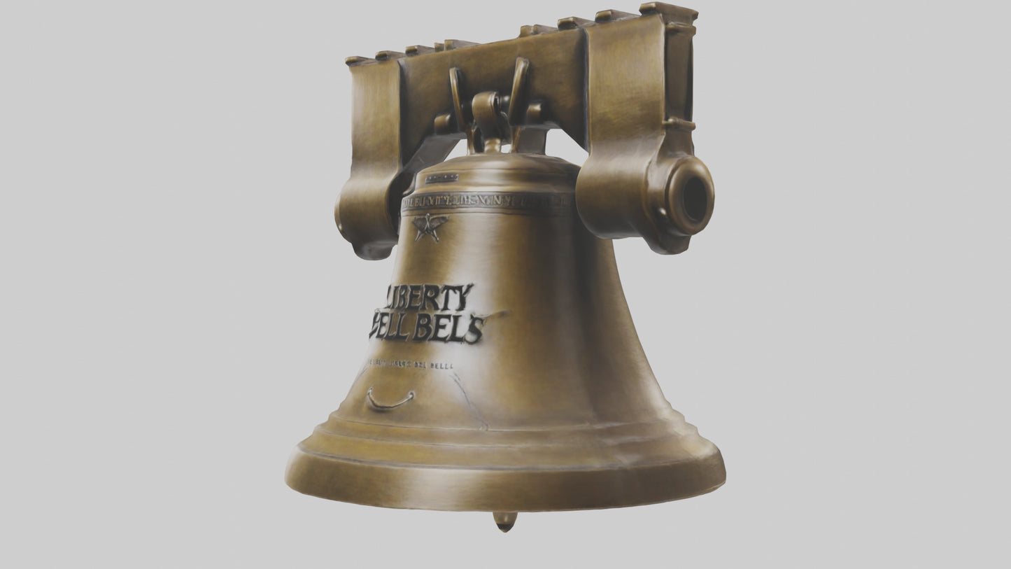 The Liberty Bell statue model 3D model