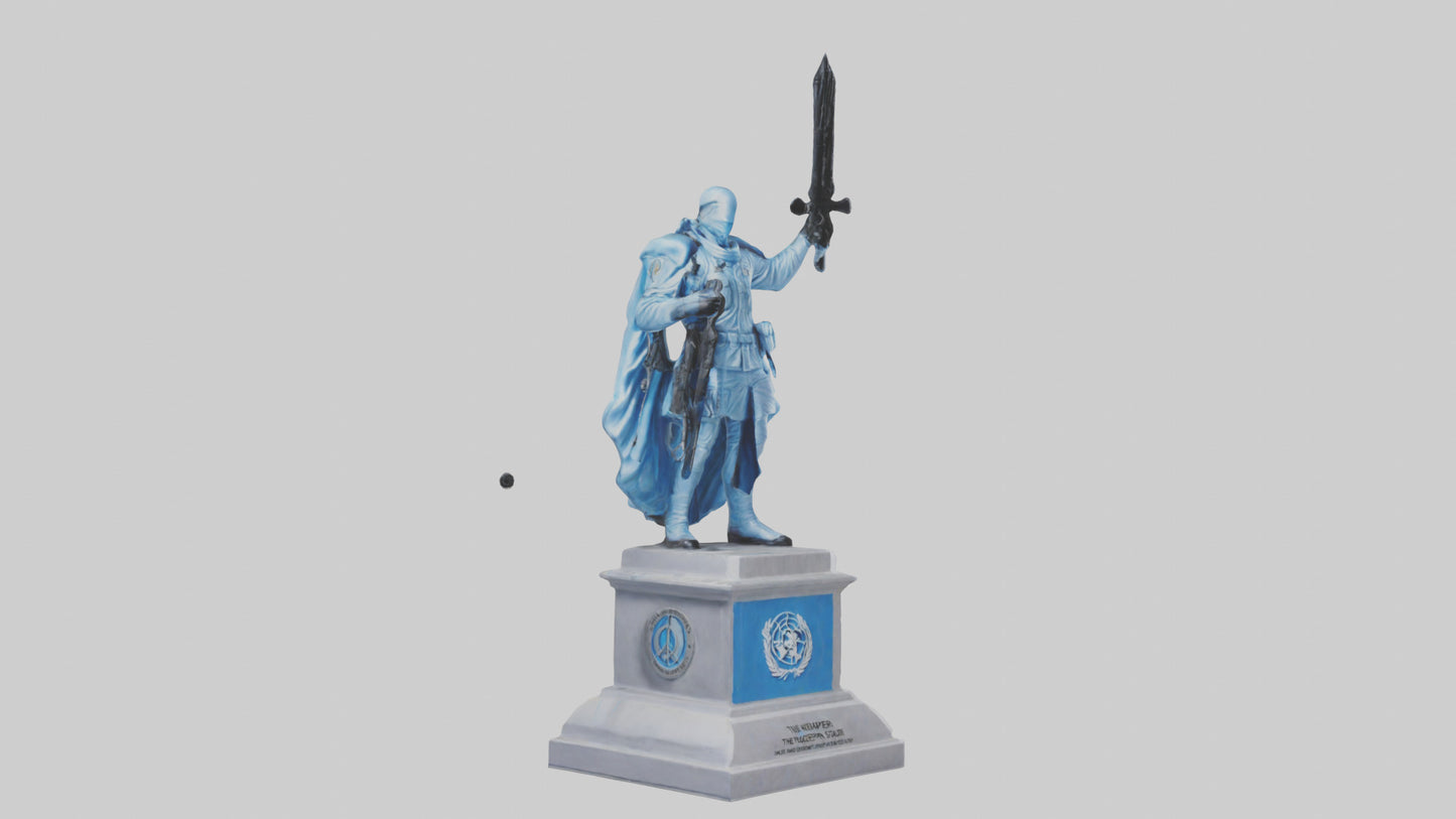 The Peacekeepers Duty statue model 3D model