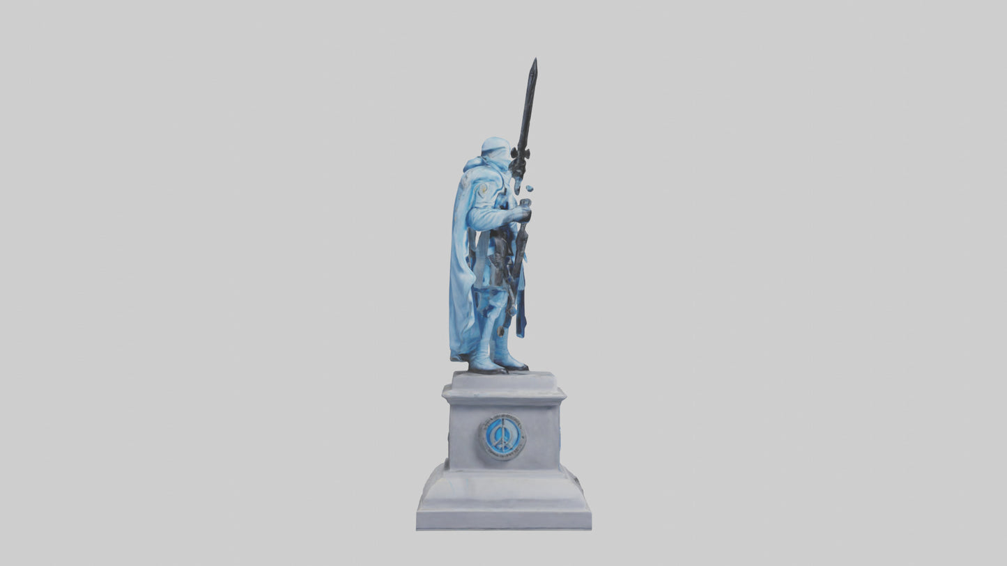 The Peacekeepers Duty statue model 3D model