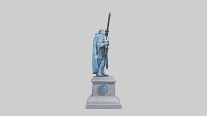 The Peacekeepers Duty statue model 3D model