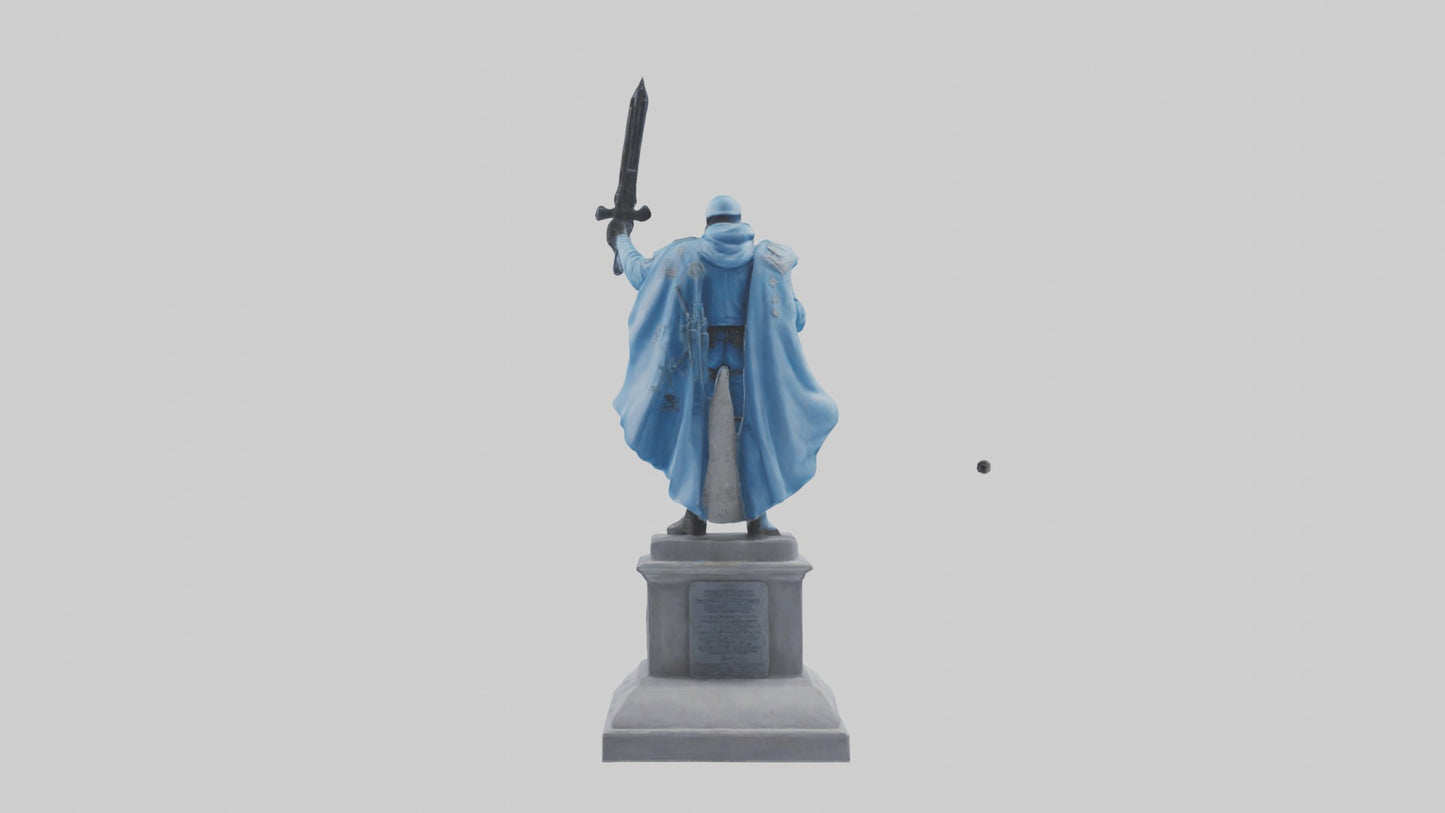The Peacekeepers Duty statue model 3D model