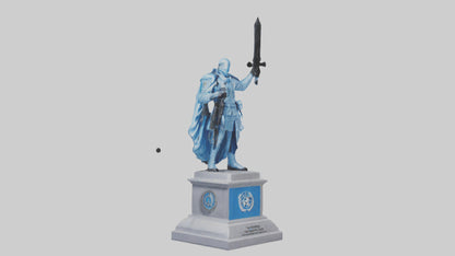 The Peacekeepers Duty statue model 3D model