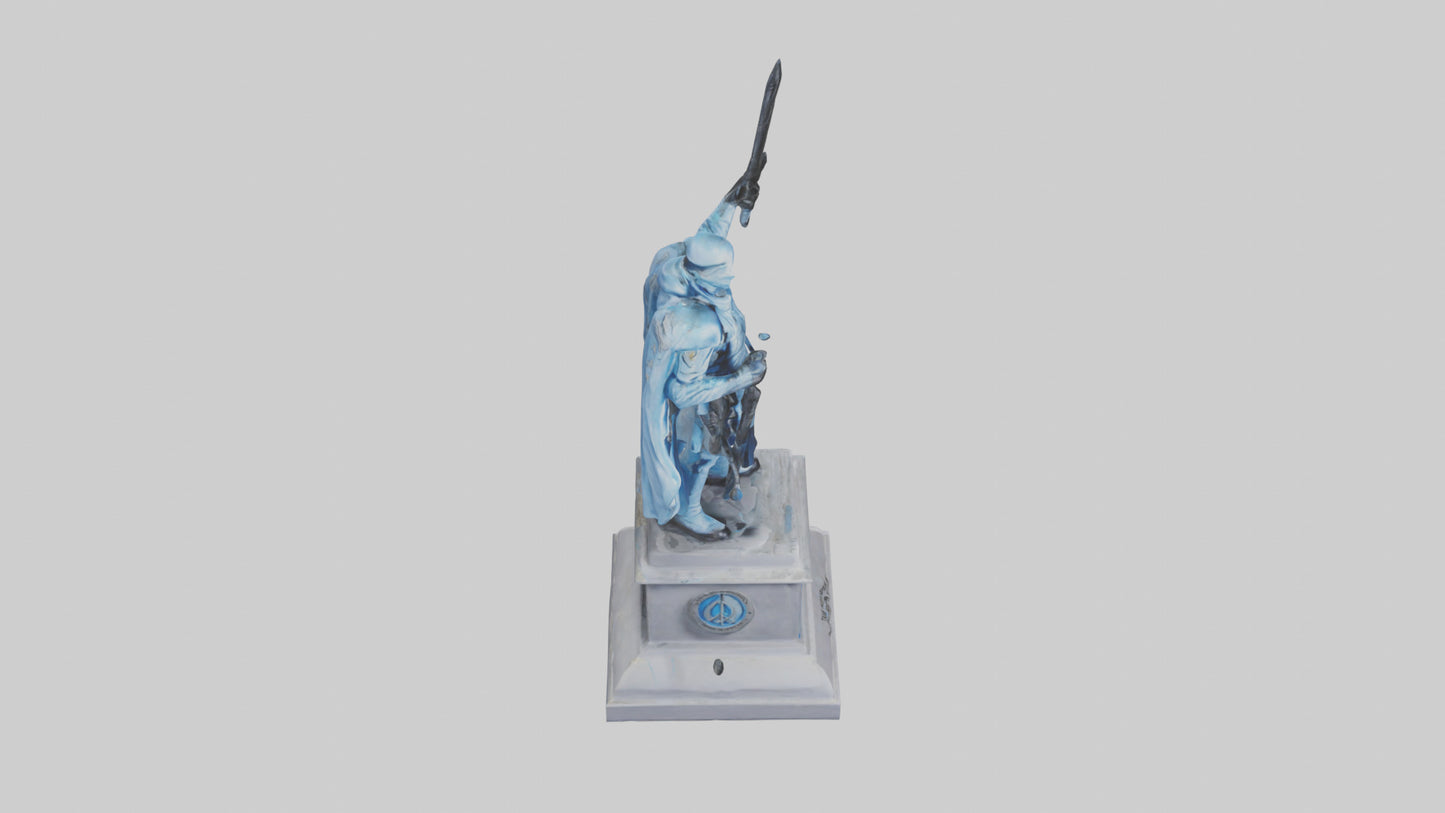 The Peacekeepers Duty statue model 3D model