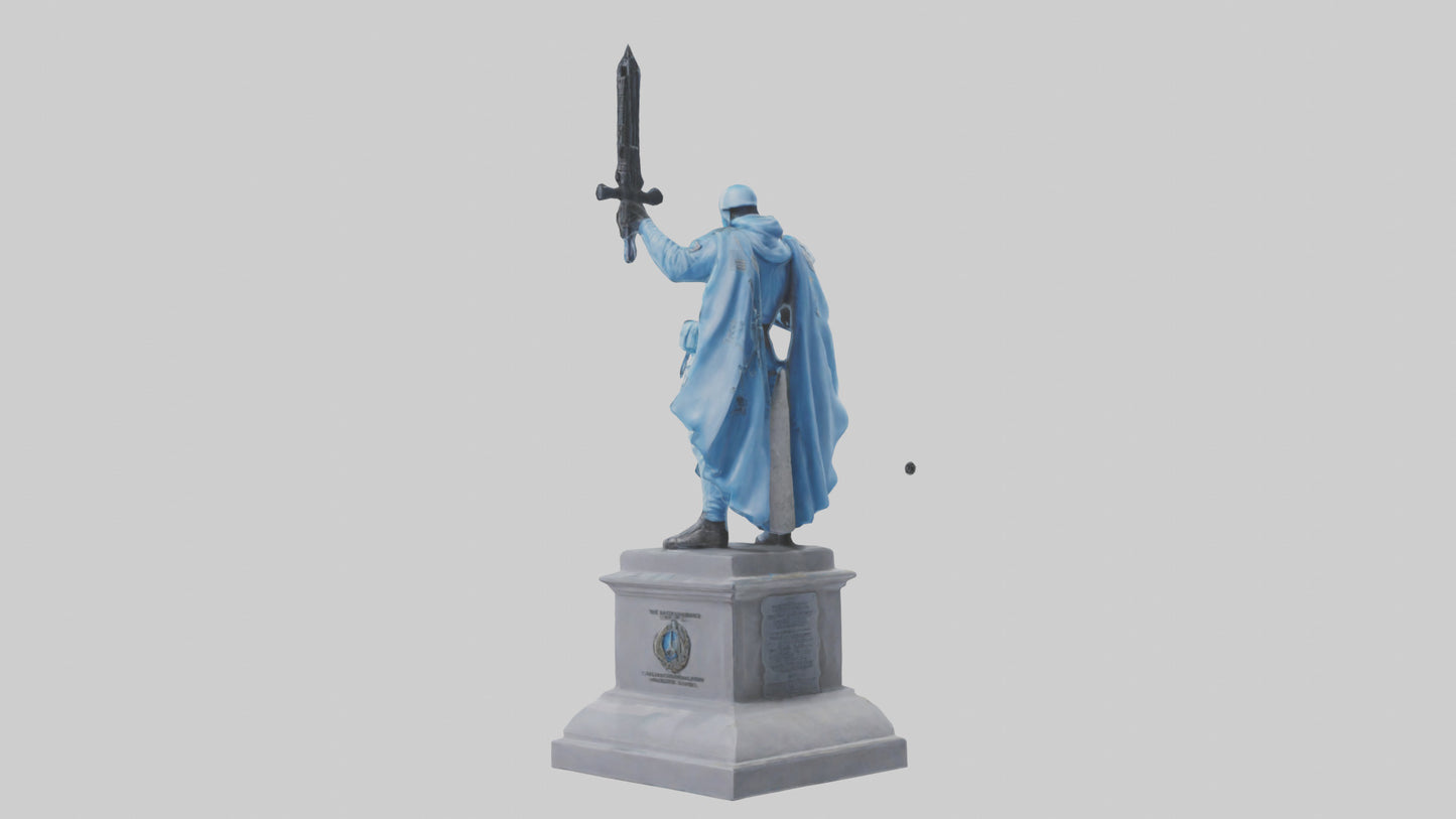 The Peacekeepers Duty statue model 3D model