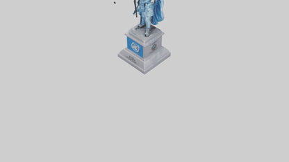 The Peacekeepers Duty statue model 3D model
