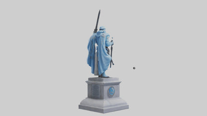 The Peacekeepers Duty statue model 3D model