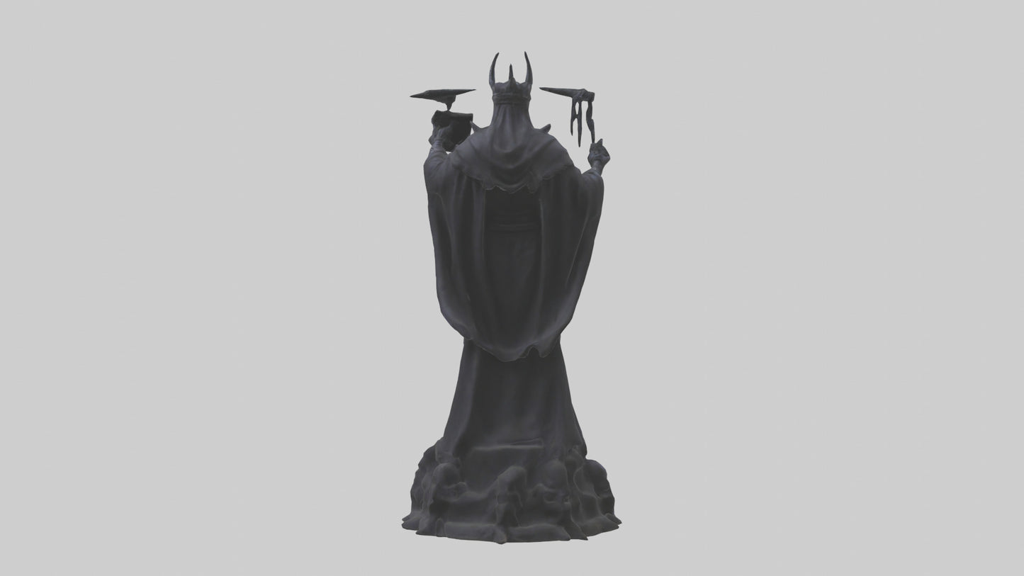 The Shadow King statue model 3D model