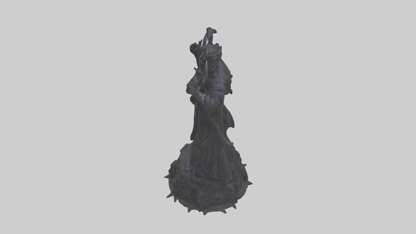 The Shadow King statue model 3D model