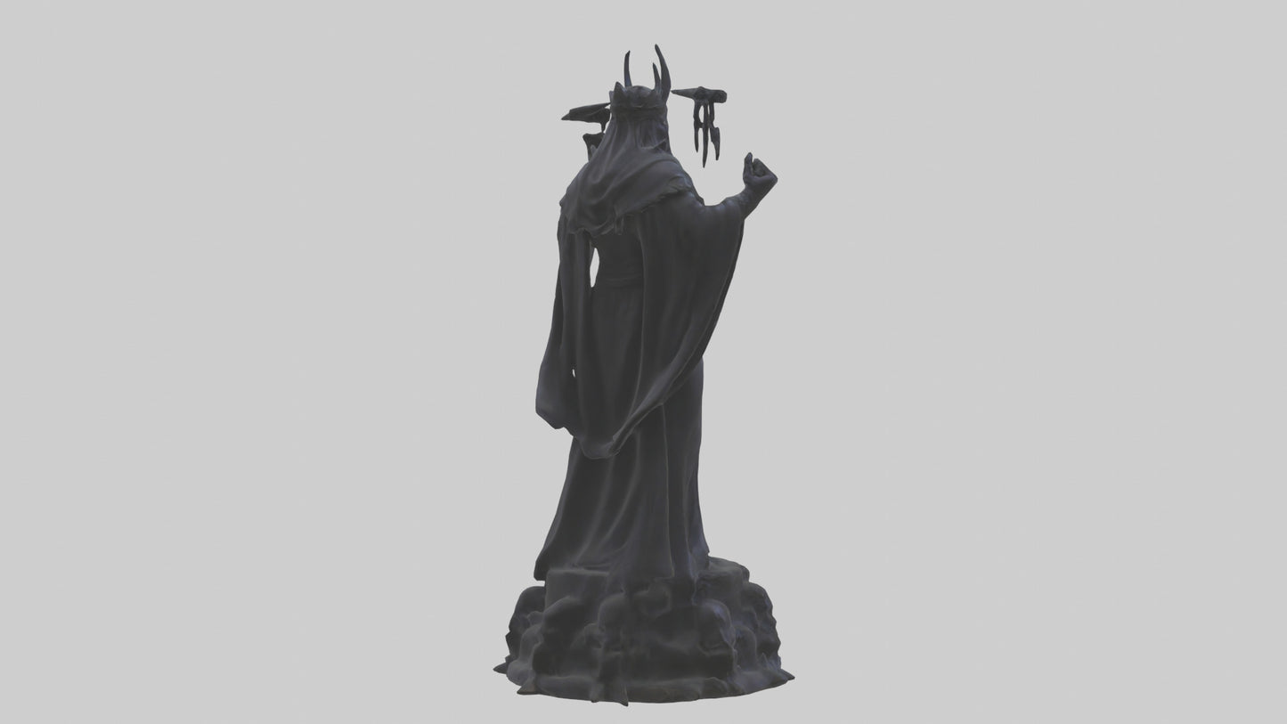 The Shadow King statue model 3D model