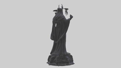 The Shadow King statue model 3D model