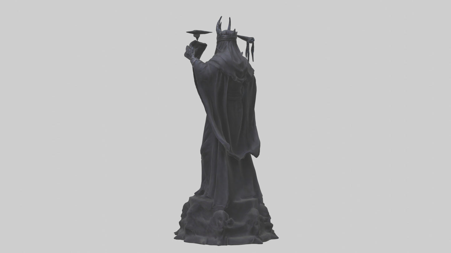 The Shadow King statue model 3D model