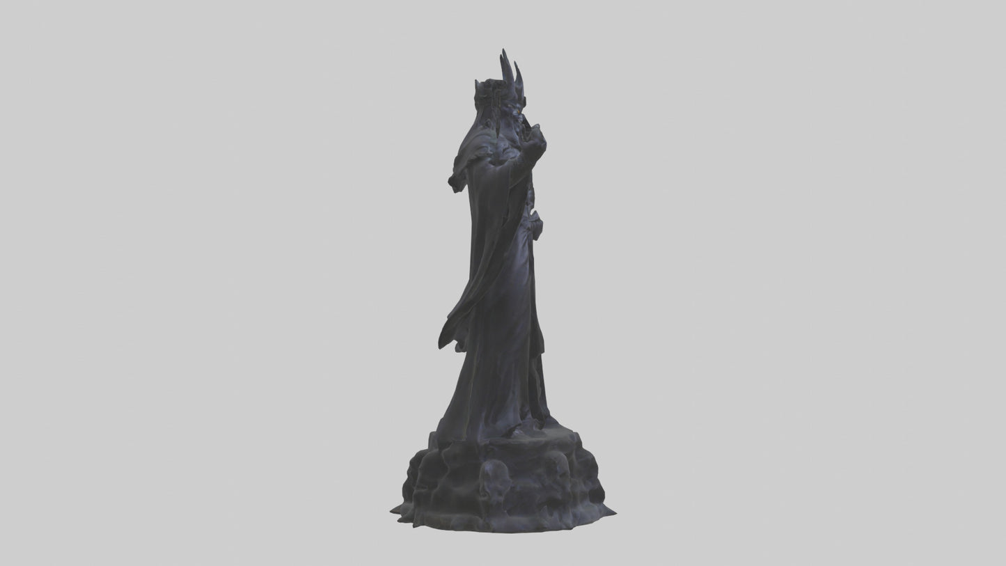The Shadow King statue model 3D model