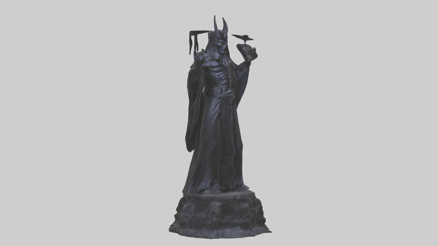 The Shadow King statue model 3D model