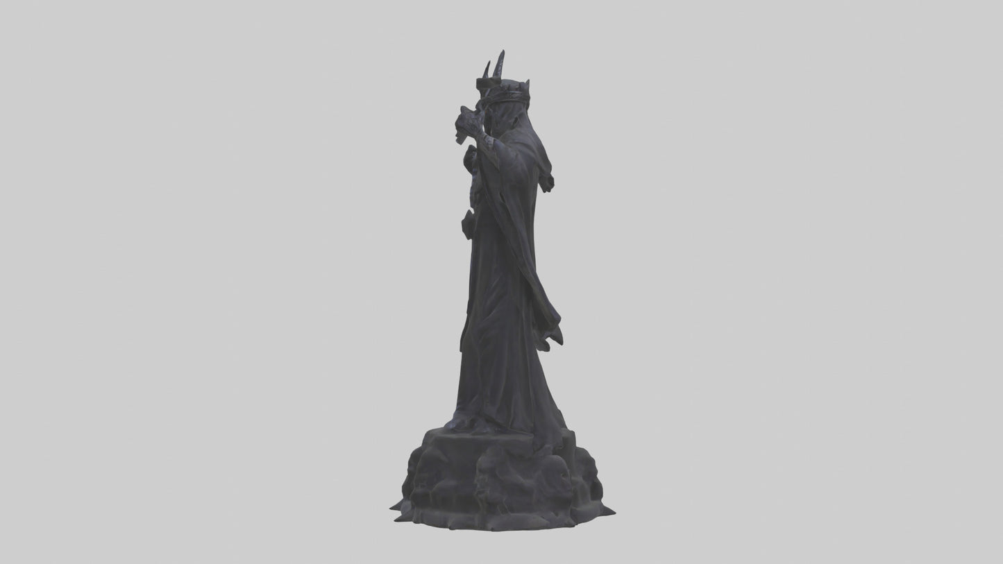 The Shadow King statue model 3D model