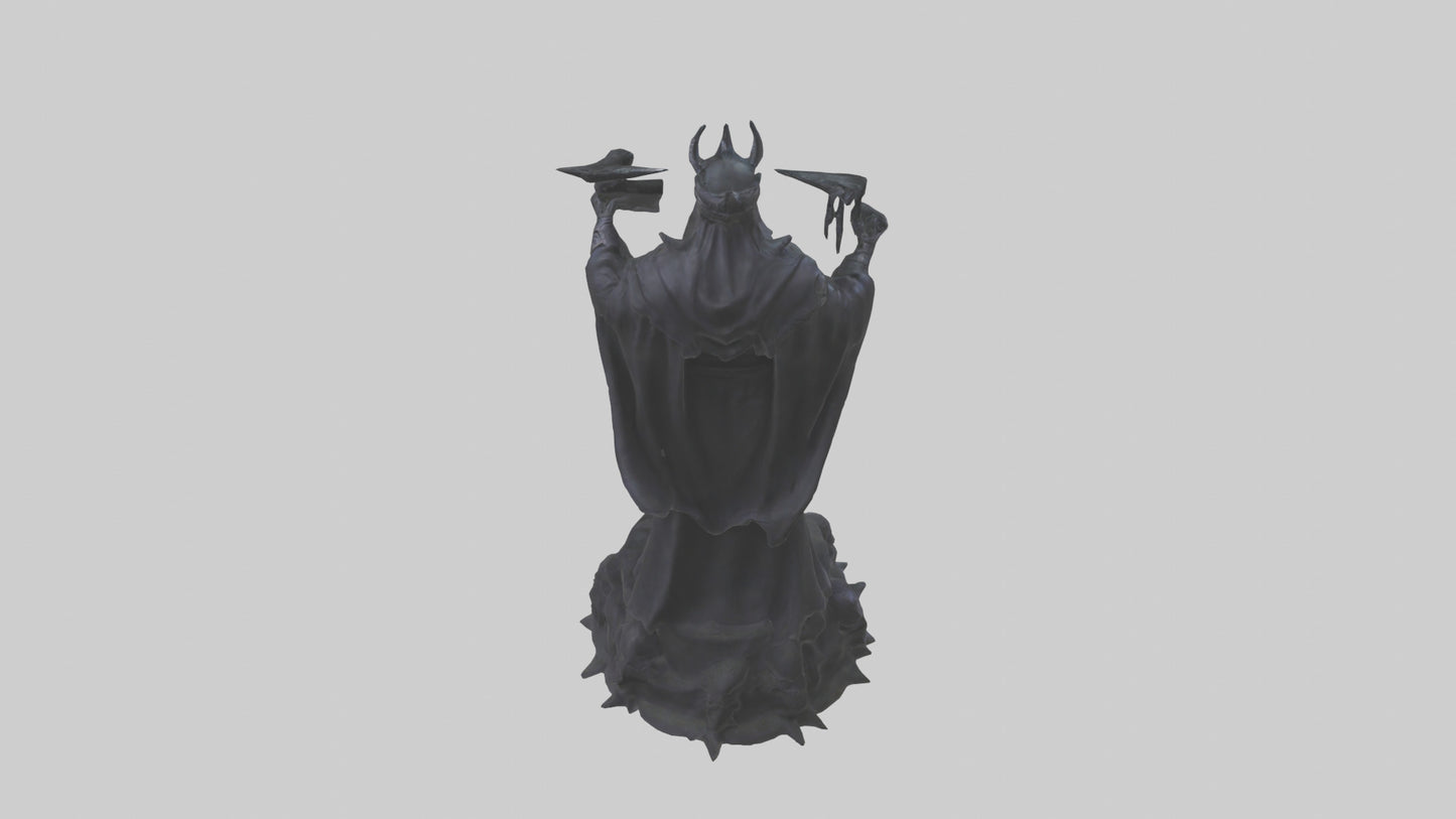 The Shadow King statue model 3D model