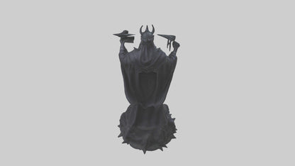 The Shadow King statue model 3D model