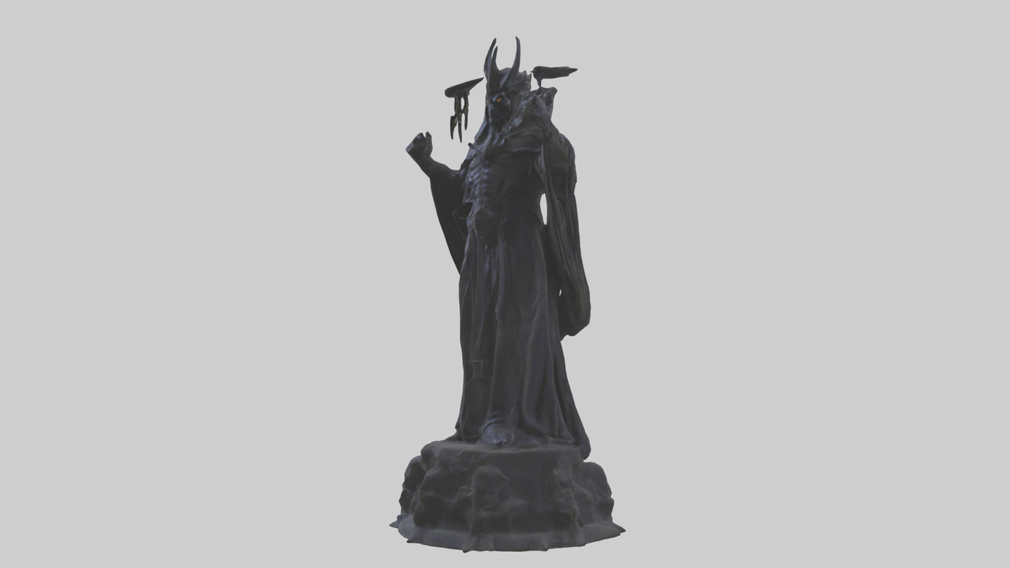 The Shadow King statue model 3D model