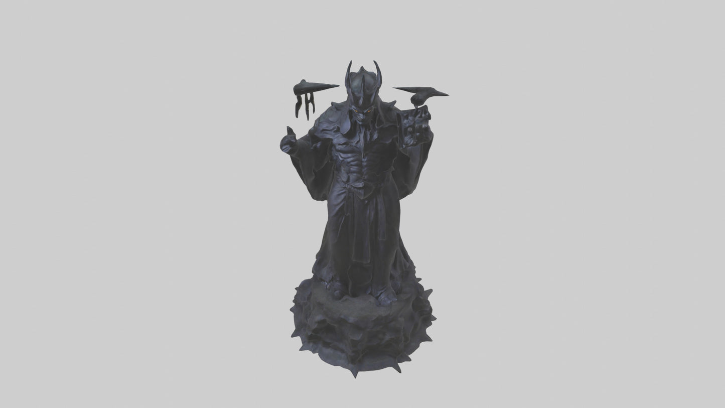 The Shadow King statue model 3D model