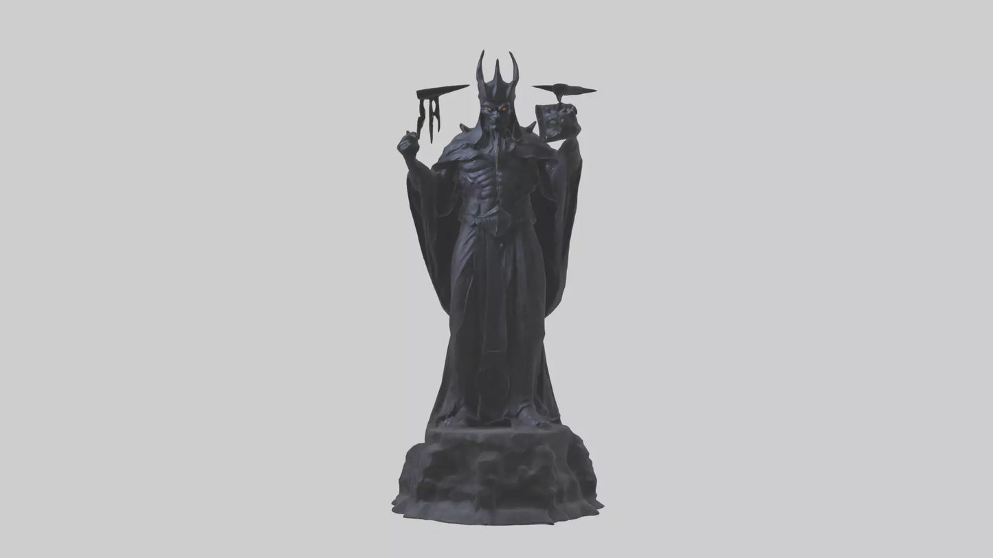 The Shadow King statue model 3D model
