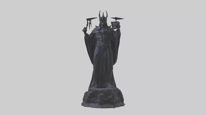 The Shadow King statue model 3D model