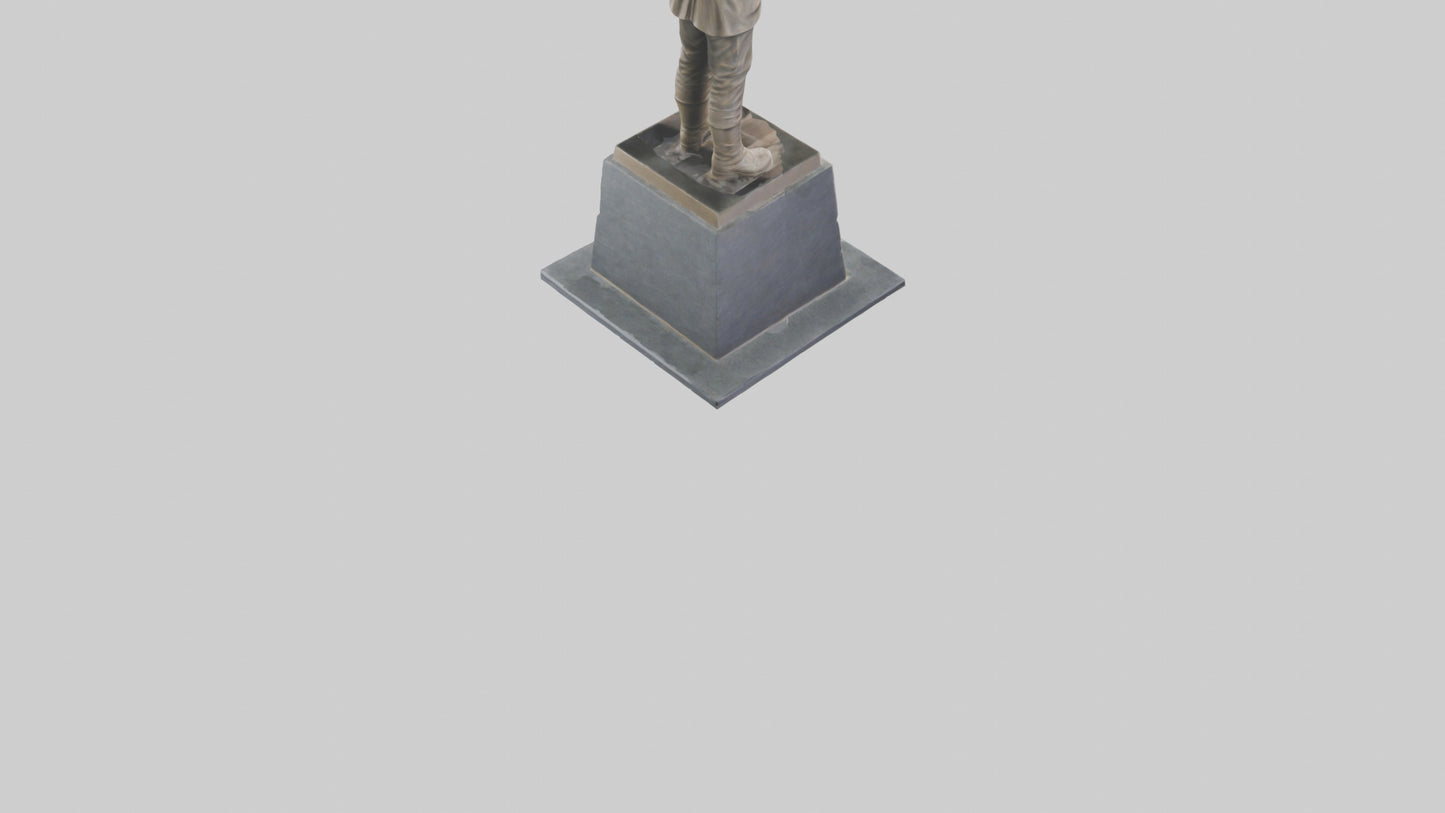 The Silent Soldier monument model 3D model