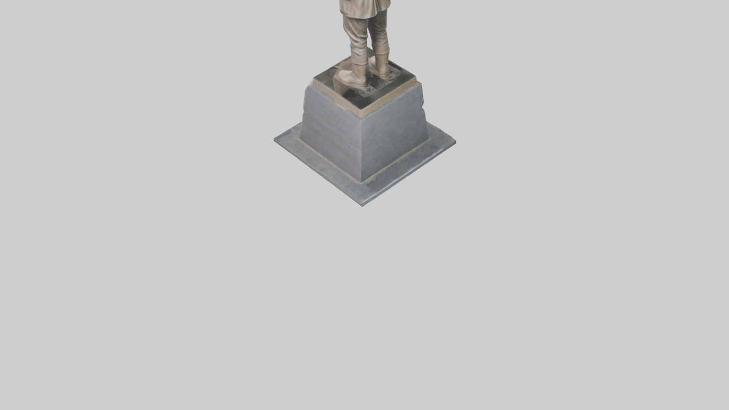 The Silent Soldier monument model 3D model