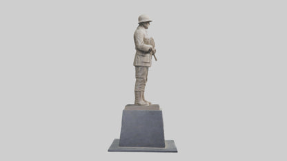 The Silent Soldier monument model 3D model