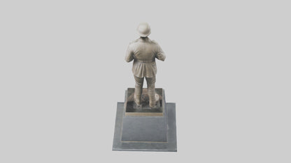 The Silent Soldier monument model 3D model