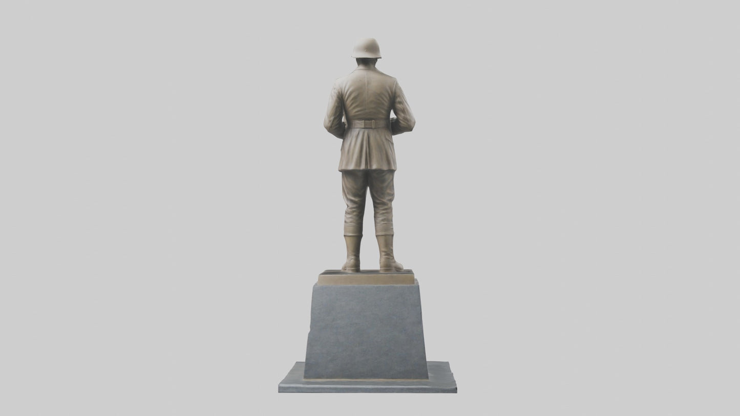 The Silent Soldier monument model 3D model